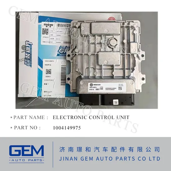 Electronic Control Unit 1004149975 for Lgmg Tonly Shacman Liugong Longking Shantui Construction Machine Weichai Engine Spare Part 
