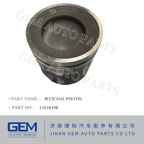Piston 13038398 for Lgmg Tonly Shacman Liugong Longking Shantui Construction Machine Weichai Engine Spare Parts 
